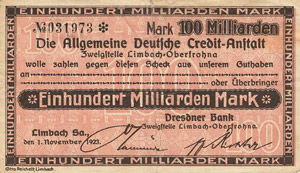 Sachsen Limbach 20 Mark o.D.-31.3.1920. (6x) ... 