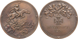 Erster Weltkrieg  Bronzemedaille 1914 (B.H. ... 