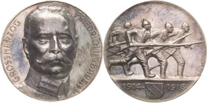 Erster Weltkrieg  Silbermedaille 1916 (F. ... 