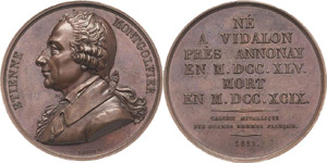 Luft- und Raumfahrt  Bronzemedaille 1821 ... 
