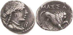 Gallien Massalia  Drachme 150/100 v. Chr. ... 