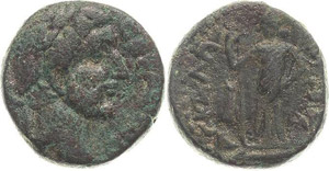 Judaea Ascalon Nero 54-68 Bronze 67/68 ... 