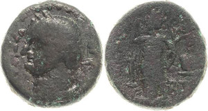 Judaea Ascalon Vespasian 69-79 Bronze 78/79 ... 
