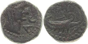Judaea Ascalon Domitian 81-96 Bronze 94/95 ... 