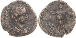 Judaea Ascalon Elagabalus 218-222 Bronze 218 ... 