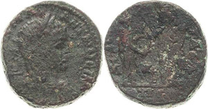 Judaea Gaza Elagabalus 218-222 Bronze ... 