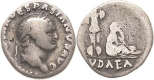 Judaea Judaea Capta Vespasian 69-79 Denar ... 