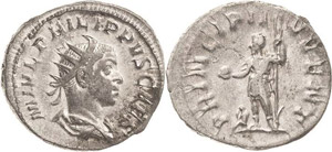 Kaiserzeit Philippus II. 244-249 Antoninian ... 