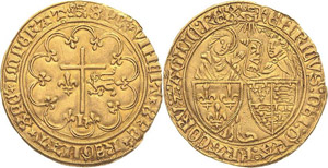 Frankreich Heinrich VI. 1422-1453 Salut dor ... 