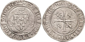 Frankreich Karl VII. 1422-1461 Blanc au ... 