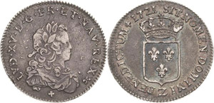 Frankreich Ludwig XV. 1715-1774 1/3 Ecu de ... 