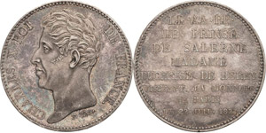 Frankreich Karl X. 1824-1830 5 Francs 1825, ... 