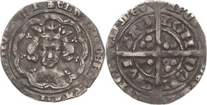 Großbritannien Edward III. 1327-1377 Groat ... 