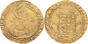 Großbritannien James I. 1603-1625 Unite (20 ... 