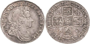Großbritannien George I. 1714-1727 Shilling ... 