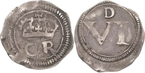 Irland Charles I. 1625-1649 6 Pence o.J. ... 