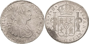 Mexiko Karl IV. 1789-1808 8 Reales 1808, ... 