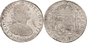 Mexiko Karl IV. 1789-1808 8 Reales 1808, ... 