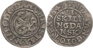 Norwegen Christian IV. 1588-1648 2 Skilling ... 