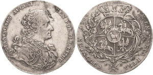 Polen Stanislaus August 1764-1795 Taler ... 