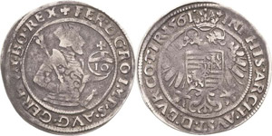 Habsburg Ferdinand I. 1521-1564 10 Kreuzer ... 