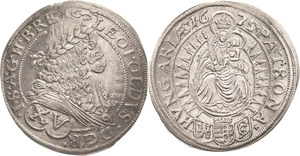 Habsburg Leopold I. 1657-1705 15 Kreuzer ... 
