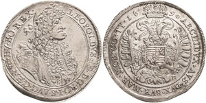 Habsburg Leopold I. 1657-1705 Taler 1690, ... 