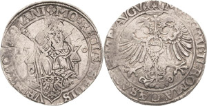 Aachen  Taler 1570. Mit Titel Maximilian II  ... 