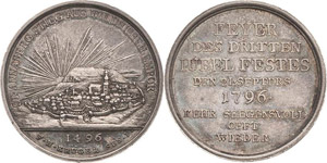Annaberg  Silbermedaille 1796 (C. I. ... 