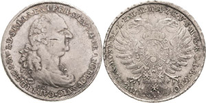 Bayern Karl Theodor 1777-1799 Taler 1790, ... 
