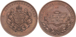Dresden  Bronzemedaille o.J. (1872) (K. G. ... 