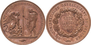 Dresden  Bronzemedaille 1883 (M. Barduleck) ... 