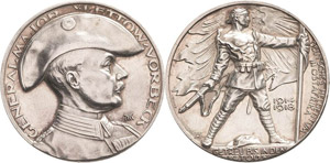 Medaillen  Silbermedaille 1918 (A. ... 