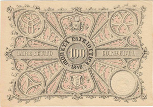 Ausland Italien-Venedig 100 Lire 1848.  WPM ... 