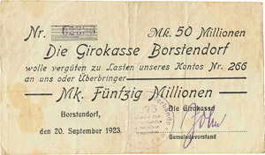 Städte und Gemeinden nach 1914 Borstendorf ... 