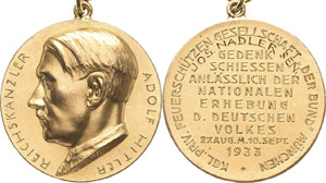 Drittes Reich  Vergoldete Bronzemedaille ... 