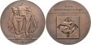  Göbel, Bernd *1942 Bronzegußmedaille o.J. ... 