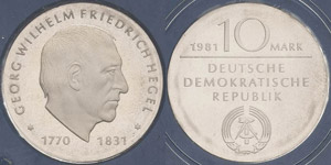 Gedenkmünzen Polierte Platte  10 Mark 1981. ... 