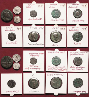 Römische Münzen Lot-10 Stück ... 
