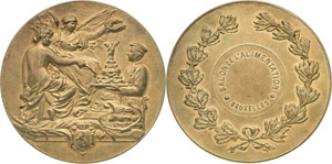 Belgien-Medaillen  Versilberte ... 
