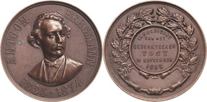 Belgien-Medaillen  Bronzemedaille 1898 ... 