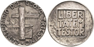 Italien-Medaillen  Silbermedaille 1936 ... 