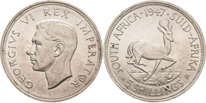 Südafrika Georg VI. 1936-1952 5 Shillings ... 