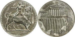 Medaillen  Große Bronzegußmedaille 1942 ... 