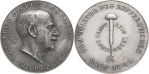 Medaillen  Zinnmedaille 1943 (A. Hartig) Auf ... 