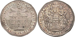 Augsburg  Silbermedaille 1748 (unsigniert, ... 