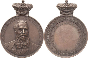 Baden-Baden Medaillen Bronzemedaille 1897 ... 