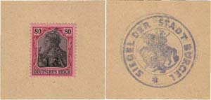 Briefmarkengeld Bürgel (Thür.) 3, 5 (2x, ... 