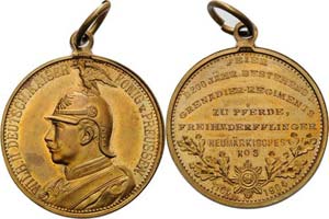 Regimente Bromberg Bronzemedaille 1904 ... 