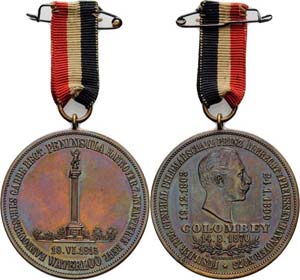 Regimente Hannover Bronzemedaille 1904 ... 